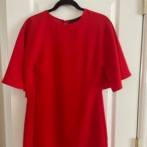 Red Zara dress